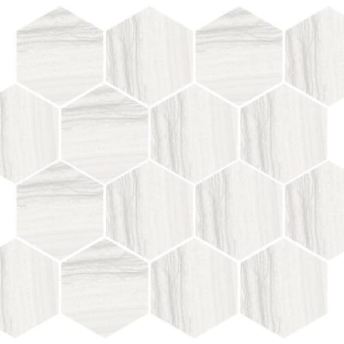 Silver by Happy Floors - White - Hexagon