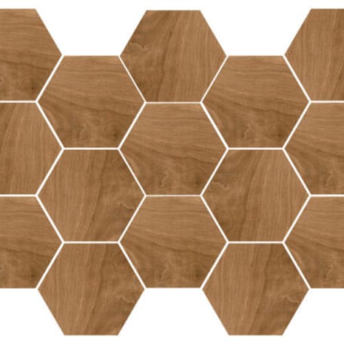 Tasmania by Happy Floors - Teak - Hexagon P