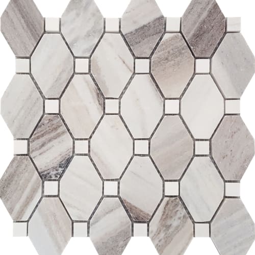 Brushed Elongated Hexagon