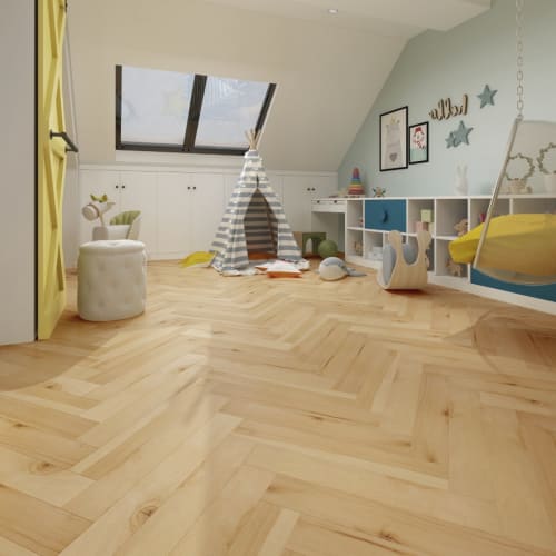 Authentic Herringbone by Flanagan Flooring - Bleached Oak