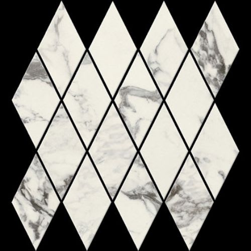 Calacatta Altissimo - 3x6 Harlequin Mosaic