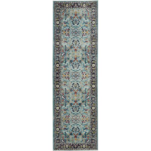 Ankara Global Anr14 by Nourison - Teal/Multicolor