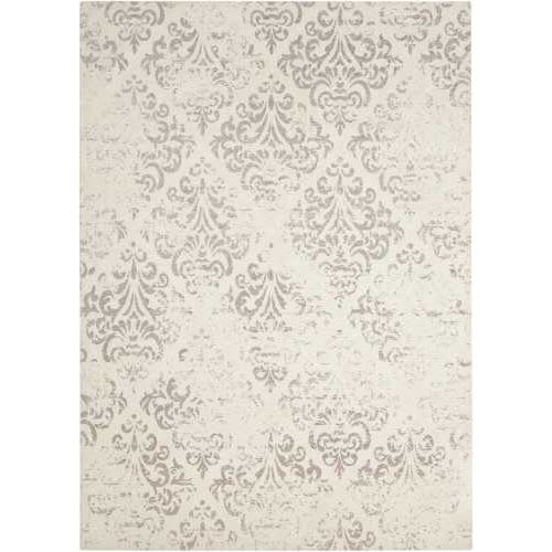 Damask Das03 by Nourison - Ivory