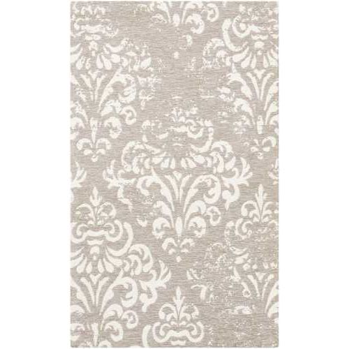 Damask Das03 by Nourison - Ivory/Grey