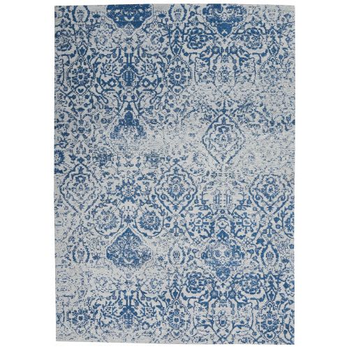 Damask Das06 by Nourison - Blue