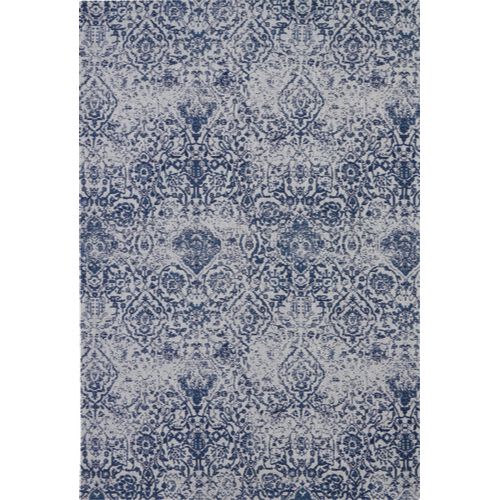 Damask Das06 by Nourison - Ivory/Navy