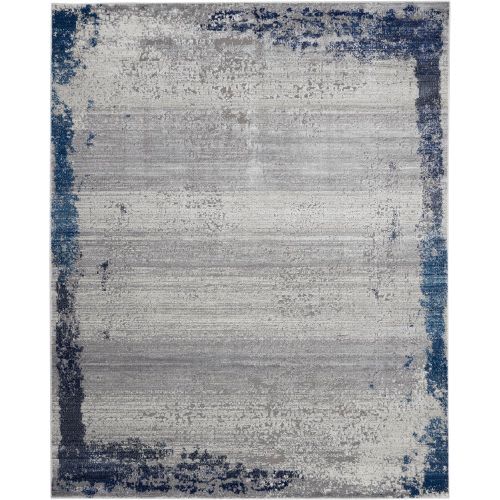 Etchings Etc01 by Nourison - Grey/Navy