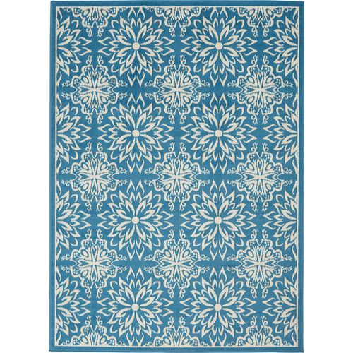 Jubilant Jub06 by Nourison - Ivory/Blue