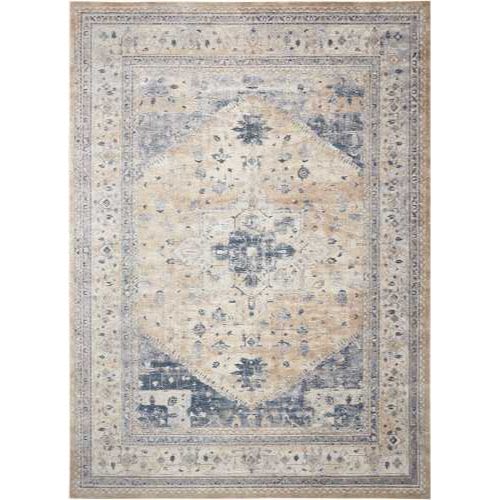 Malta Mai02 by Nourison - Beige/Blue