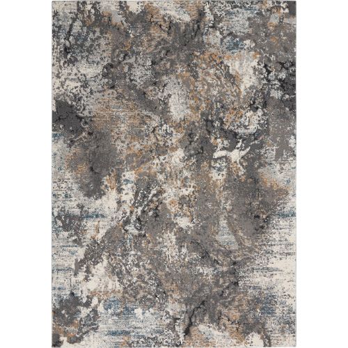 Tangra Tnr01 by Nourison - Grey/Multi