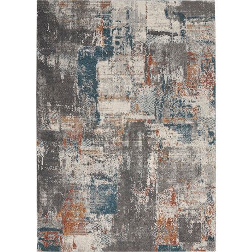 Tangra Tnr06 by Nourison - Grey/Multi