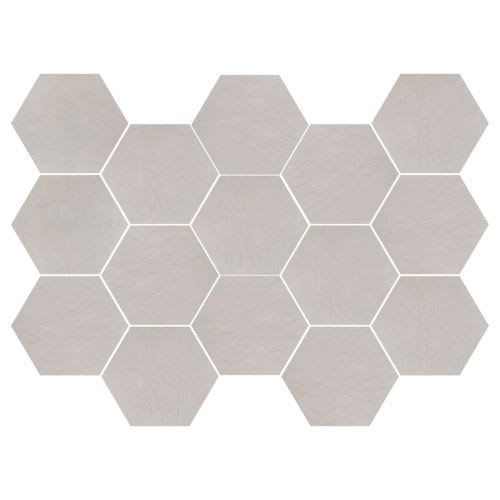 White Natural - 10X14 Hexagon