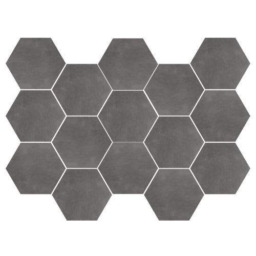 Newton Graphite Natural - 10X14 Hexagon