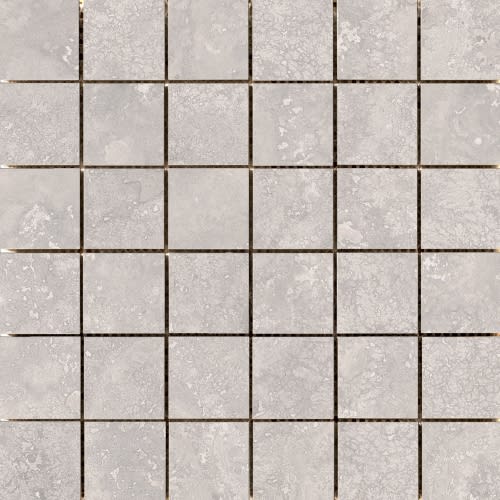 Gray 2" X 2" Mesh Mosaic