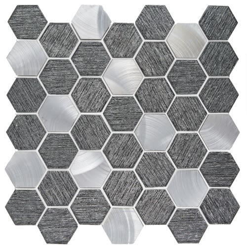 Value Hexagon 12" X 12" Mosaic Mesh