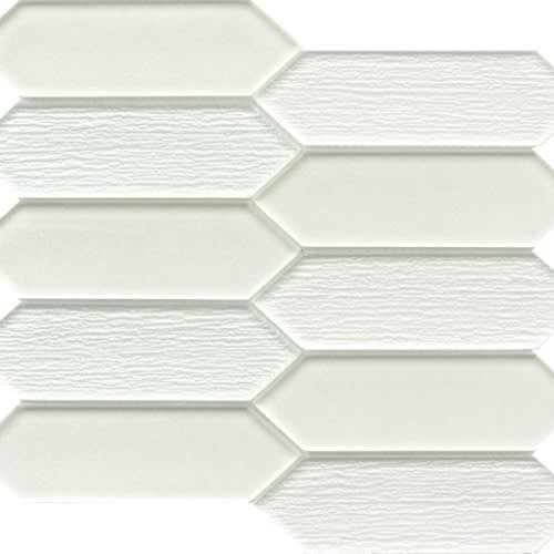 White 11" X 12" Mosaic Mesh