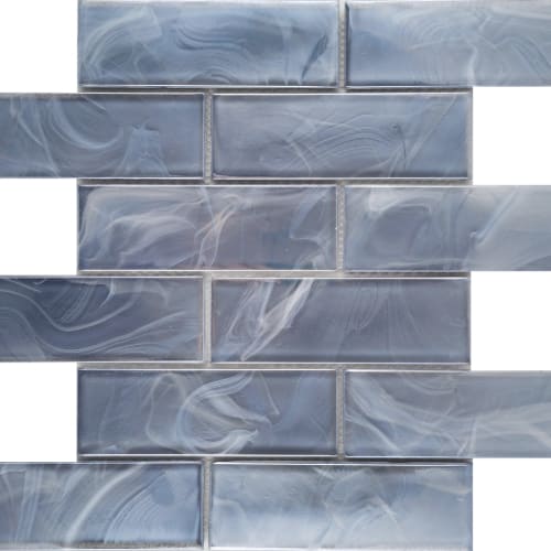 Splash by Emser Tile - Blue / 2" X 4" Beveled