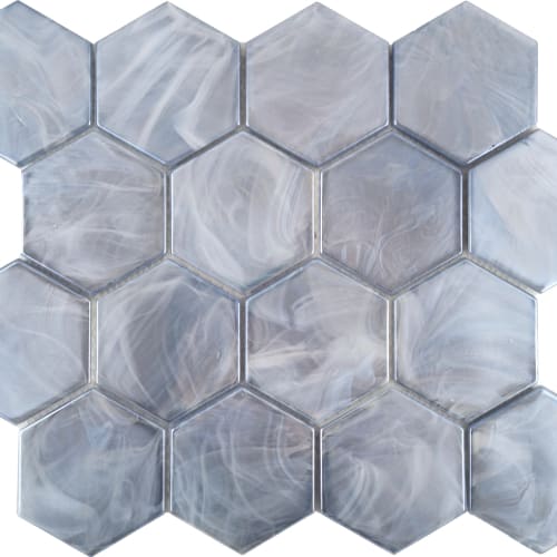 Splash by Emser Tile - Blue / 3" Hex