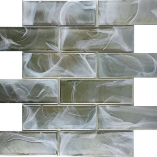 Splash by Emser Tile - Moss / 2" X 4" Beveled