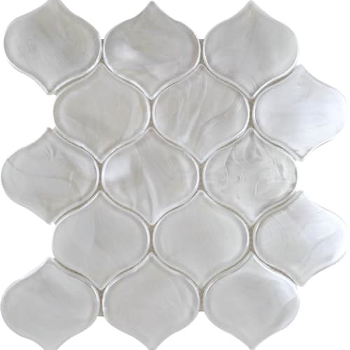 Splash by Emser Tile - White / Arabesque