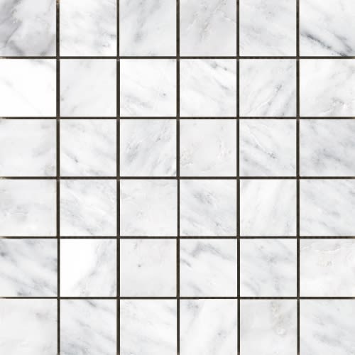 Marble Winter Frost by Emser Tile - Winter Frost Mosaic - Mesh Mosaic