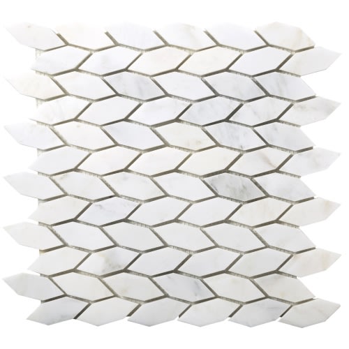 Winter Frost Marquise Mosaic - Mesh Mosaic