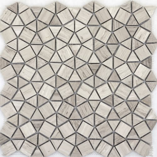 Metro by Emser Tile - Cream - Geometric Honed