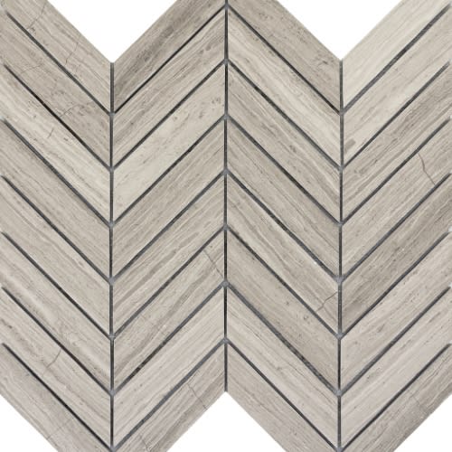 Metro by Emser Tile - Gray - Chevron Honed