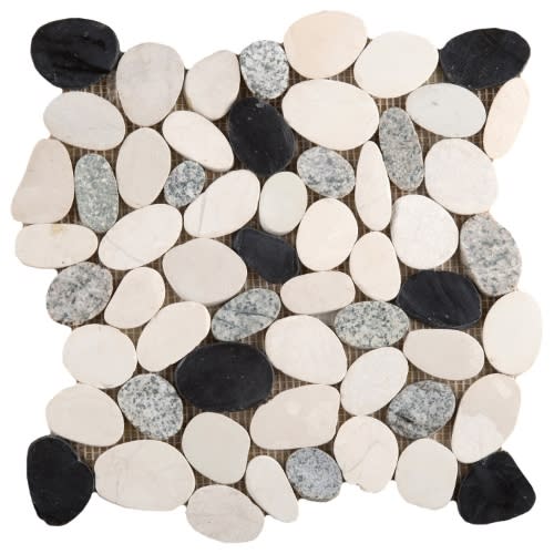 Venetian Pebbles by Emser Tile - Italia 12" X 12" Flat Pebbles