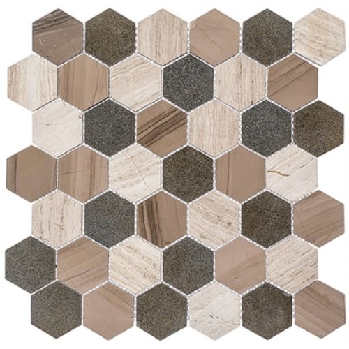 Colonial Collection - 2" Hex by Glazzio Tiles - New Chesapeake (2" Hex)