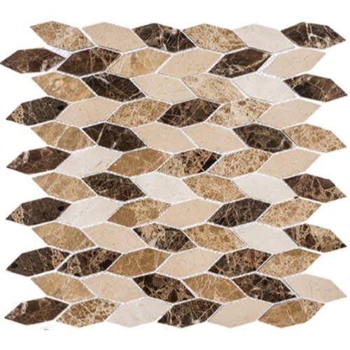 Colonial Collection - Long Hex by Glazzio Tiles - Rock Haven (Long Hex)