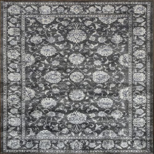 Ancient Garden - Charcoal/Silver by Dynamic Rugs - 