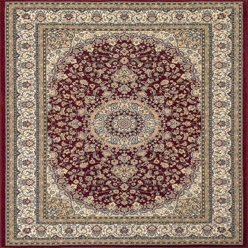 Ancient Garden - Red/Ivory by Dynamic Rugs - 