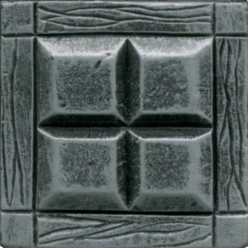 Armor by Dal-Tile - Forged Steel - Deco 2 X 2 - Style 4