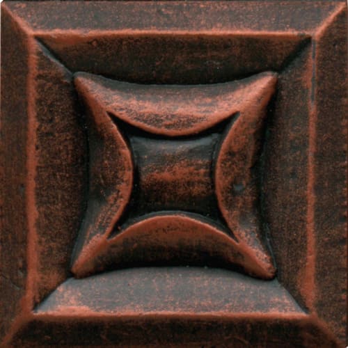 Armor by Dal-Tile - Guilded Copper - Deco 2 X 2 - Style 1