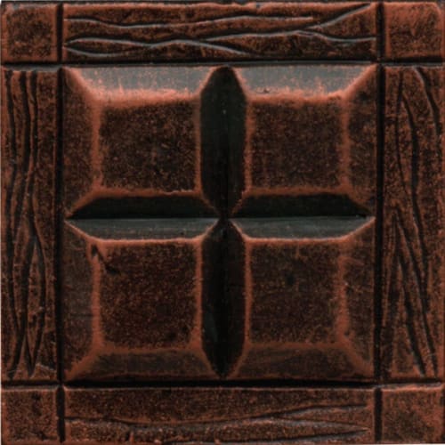 Armor by Dal-Tile - Guilded Copper - Deco 2 X 2 - Style 2