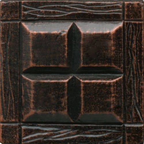 Armor by Dal-Tile - Oil Rub Bronze - Deco 1 X 12 - Style 4