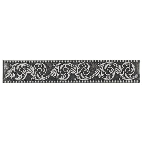 Massalia by Dal-Tile - Pewter - Deco 1 X 6 - Style 2