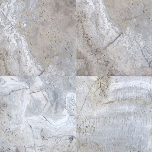 Silver Travertine by Msi Stone - Gray-Light 16X16