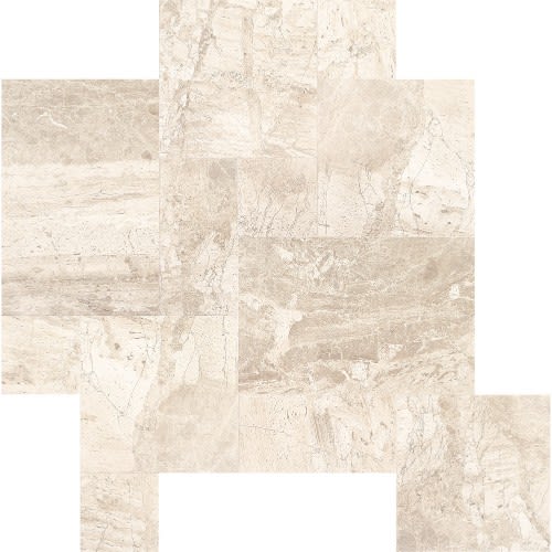 Marble Collection by Dal Tile - Meili Sand Versailles Pattern 16X24