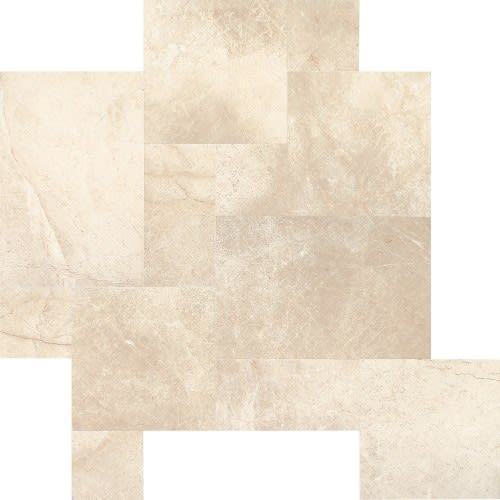 Marble Collection by Dal Tile - Phaedra Cream Versailles Pattern 16X16