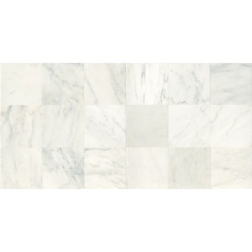 Marble Collection by Dal Tile - First Snow Elegance 12X24 Honed