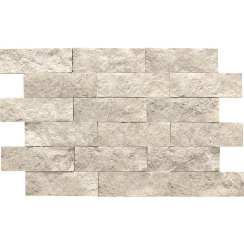 Limestone Collection by Dal Tile - Arctic Gray 2X6 Brick Joint Honed