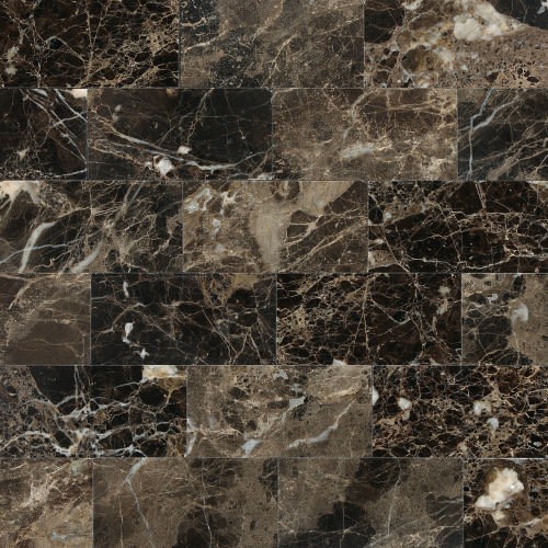 Marble Collection by Dal Tile - Emperador Dark 3X6 Polished