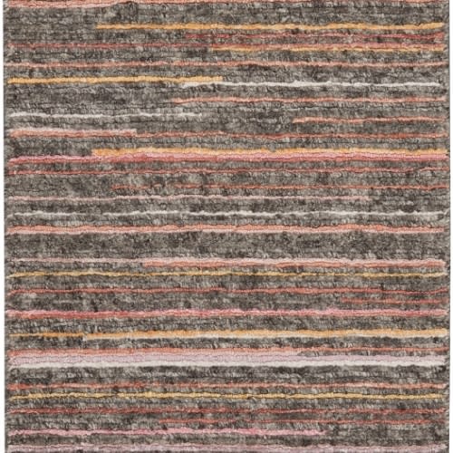 Plateau Pae01 by Nourison - Grey/Flame 2' X 3'