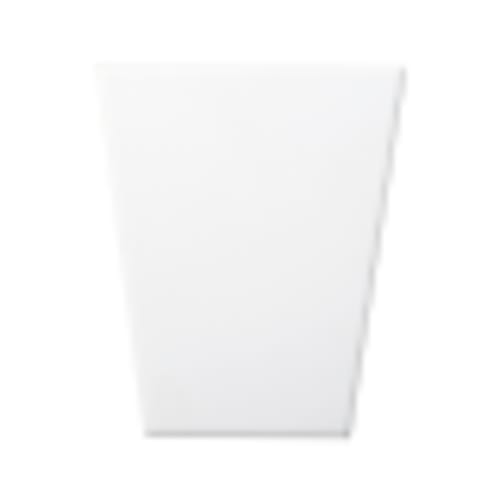 Code in White 5" X 6" Wedge High Glass - Tile by Emser Tile