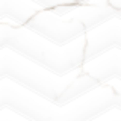 Sculpture in White Chevron 13" X 36" - Tile by Emser Tile