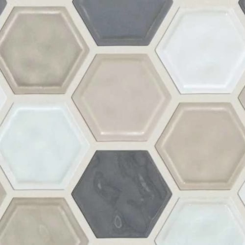 Geoscapes Hexagon by Shaw Industries - Warm Blend