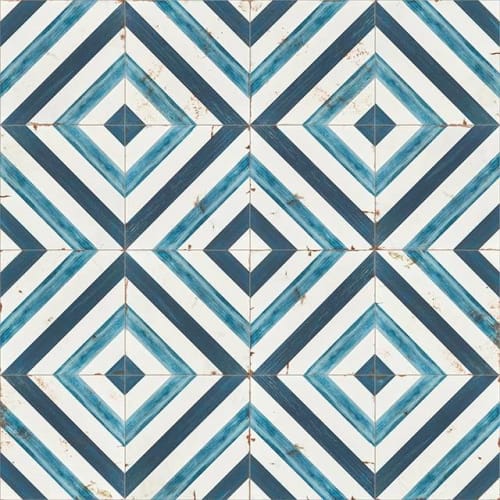 Antiqued 8X8 by Shaw Industries - Blue Daze