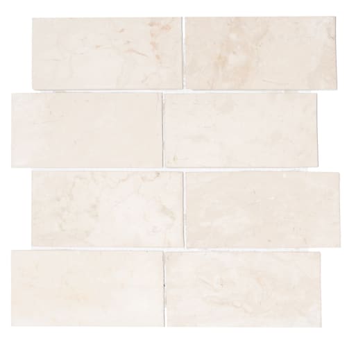 Subway Tile - 3X6 White Marble - Natural by Zen Paradise - Olympia